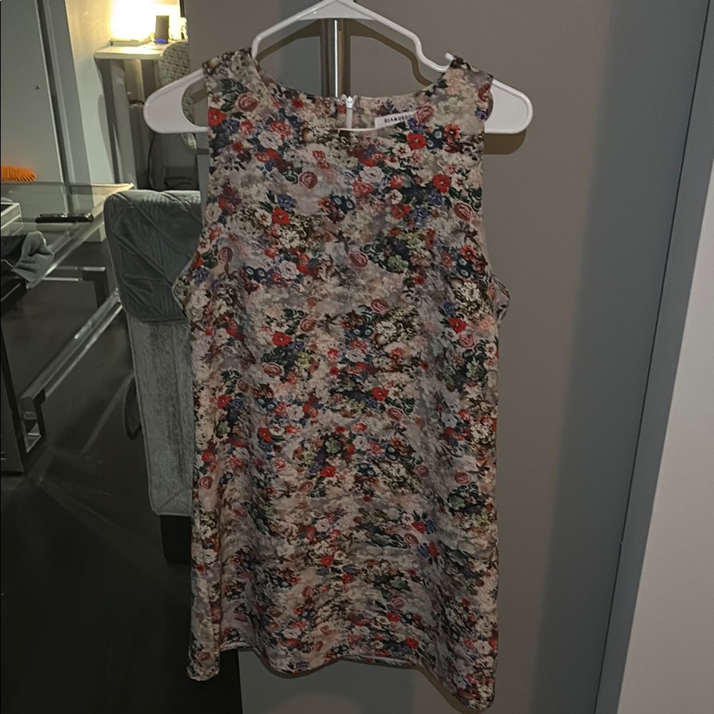 Multicolor Floral Dress Sleeveless Dress